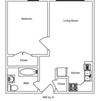 Villas del Paraiso Floor Plan 1x1 Villas del Paraiso